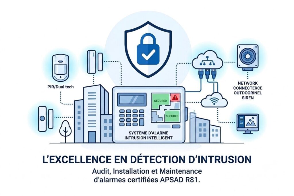 Delta Sertec et la certification APSAD R81 pour des systèmes de détection d'intrusion fiables